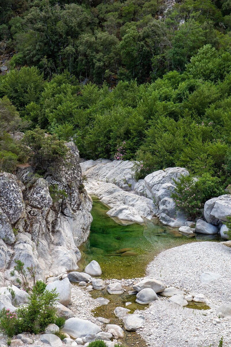 Der Riu Flumineddu am Wanderpfad