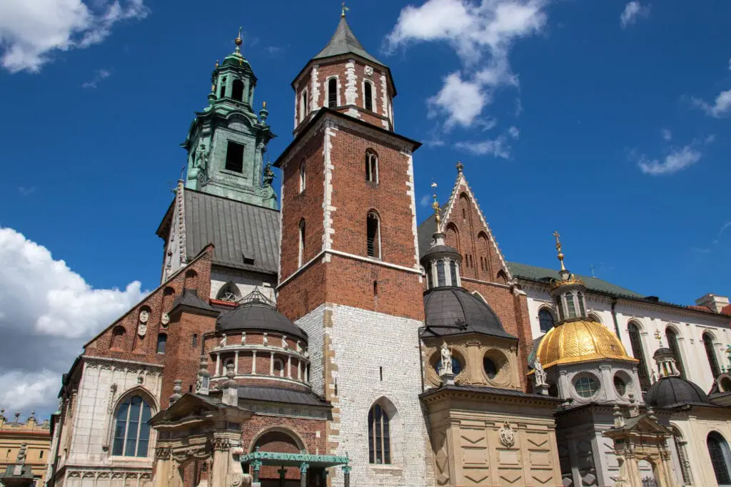 Die Kathedrale der Burg Wawel mit ihren 19 Kapellen