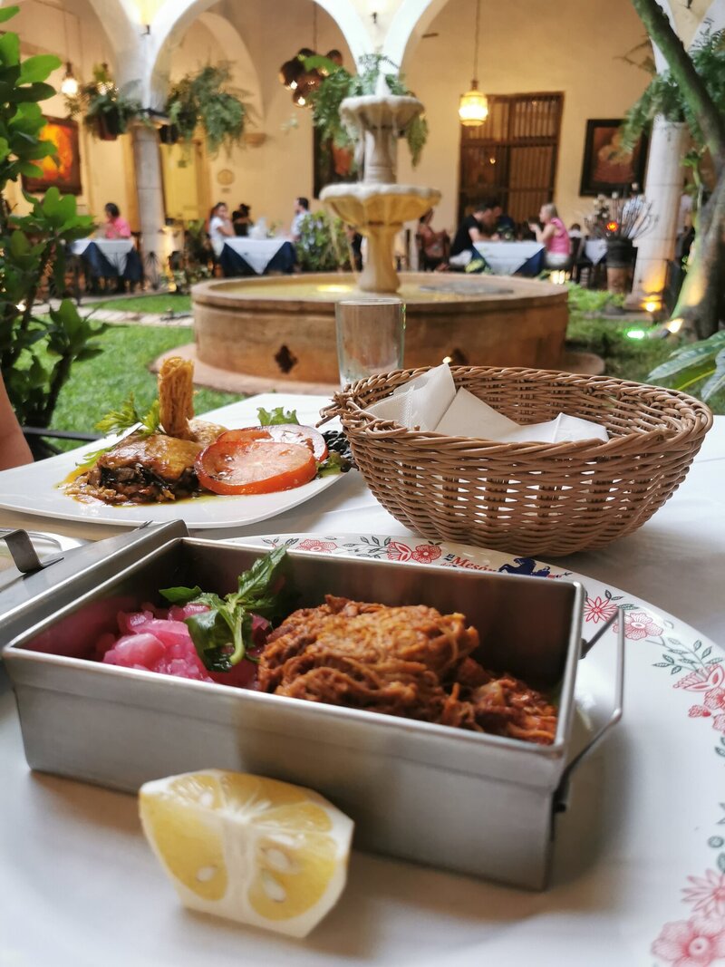 Cochinita Pibil im Mesón de Marques