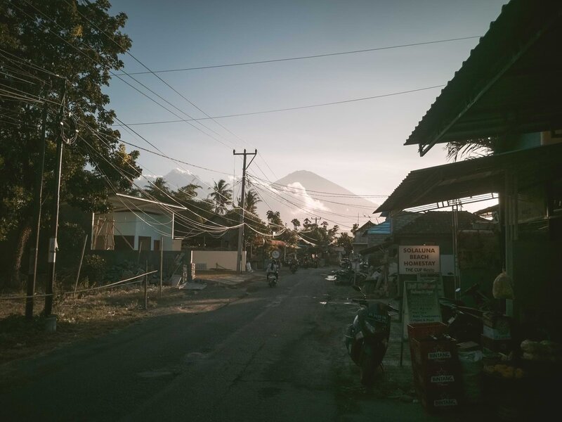 Nochmal der Ausblick auf den Mt. Agung