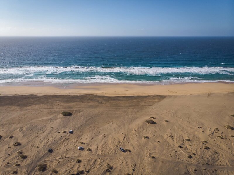 Sand, so weit das Auge reicht
