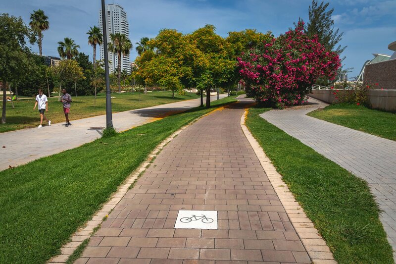 Die Fahrradwege sind wirklich Spitzenklasse