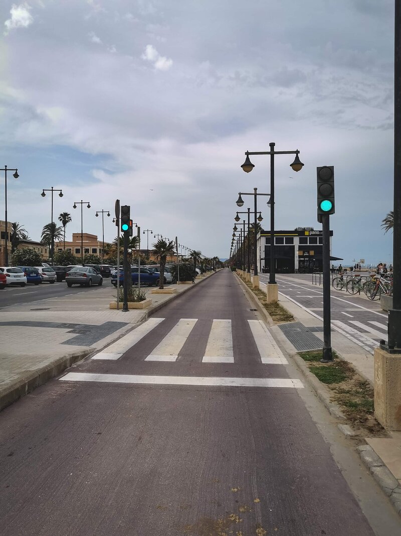 Die Fahrradwege sind überall sehr gut ausgebaut