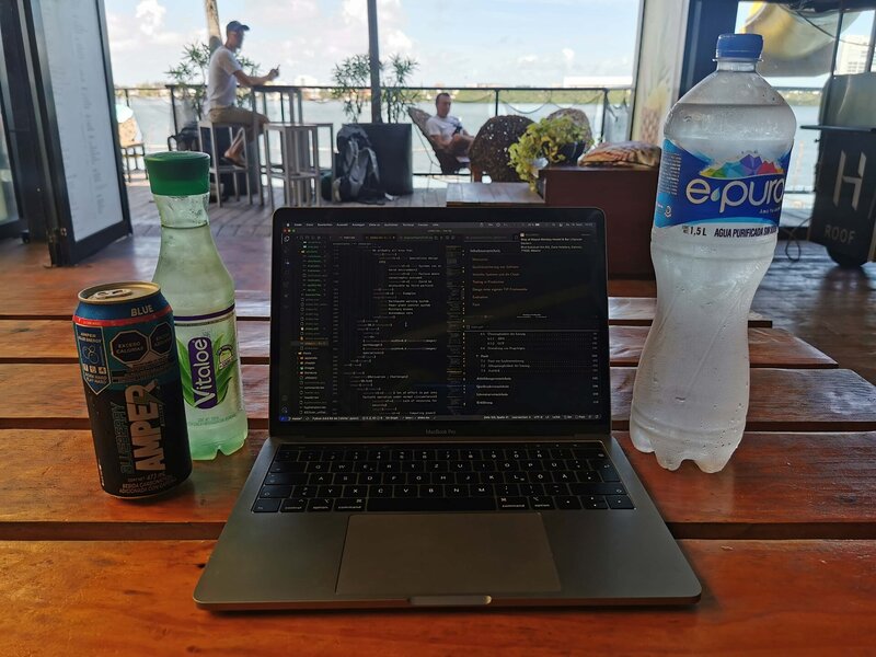 Selbst im Urlaub wird gearbeitet