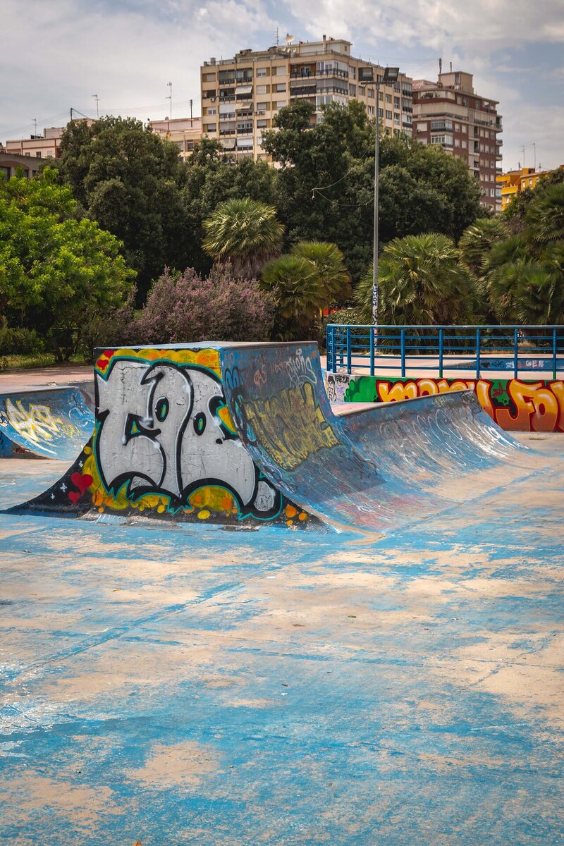 Ein Skatepark im Jardín
