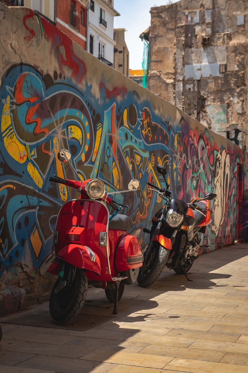 In der spanischen Sonne sehen die Farben besonders toll aus